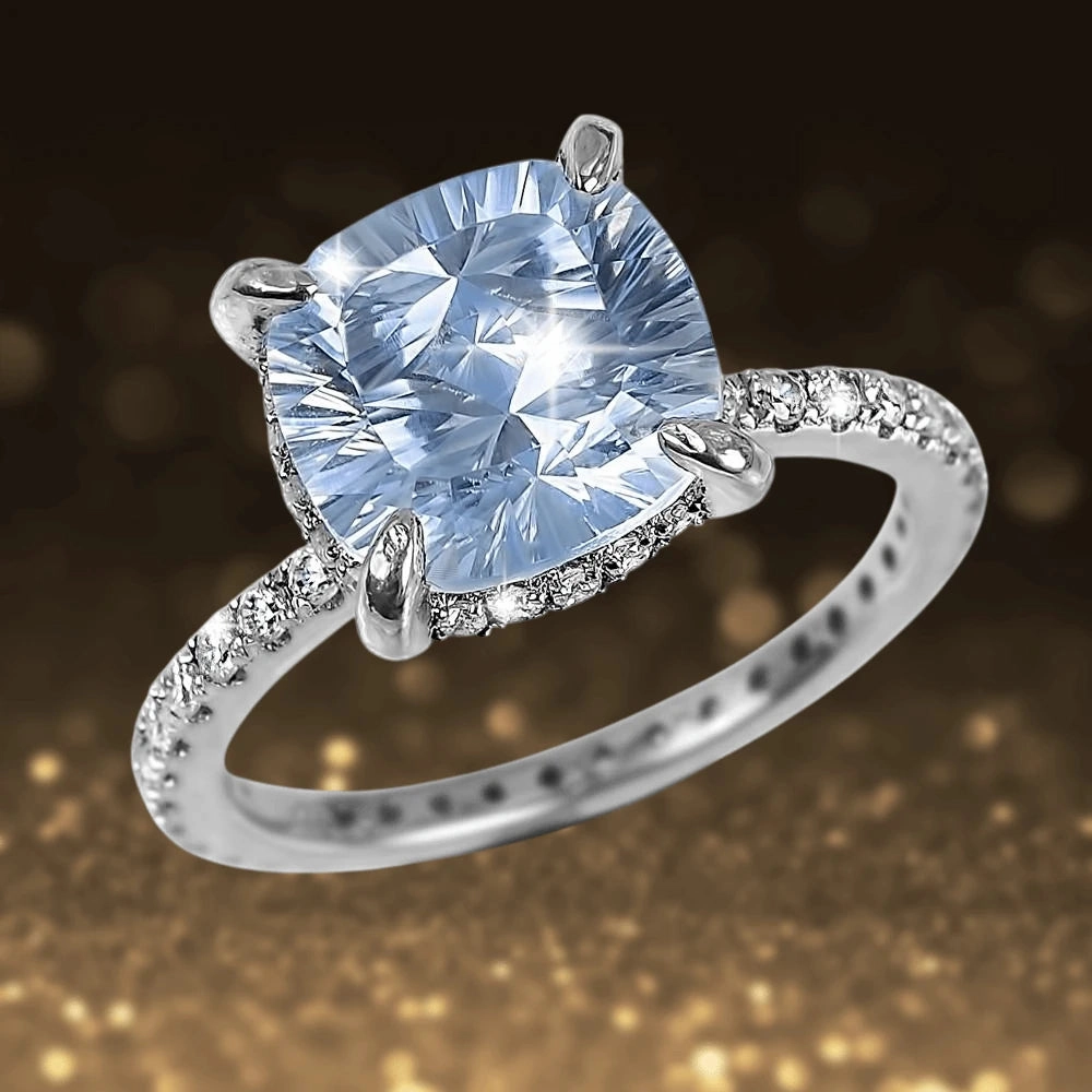 Trillion Topaz Ring