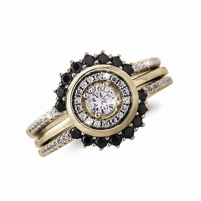 Trio Halo Ring