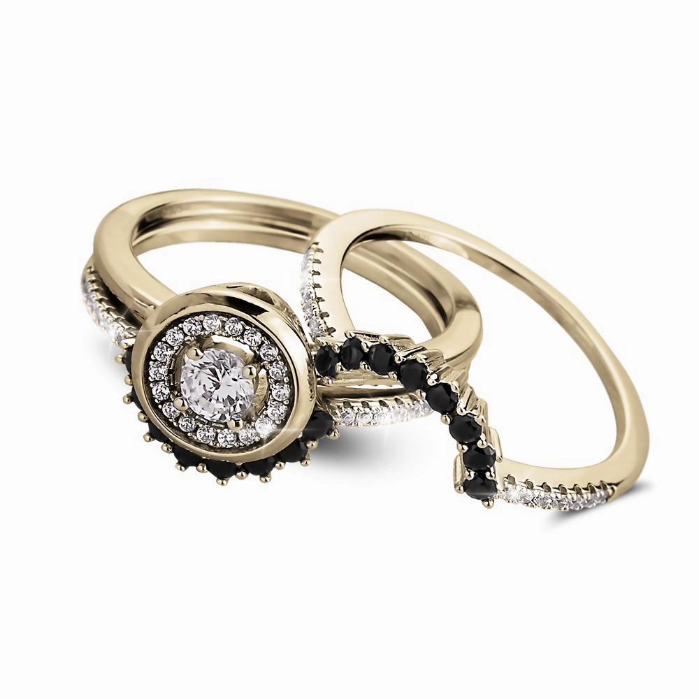 Trio Halo Ring