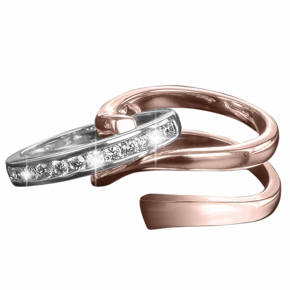 Twister Rose Gold Ring