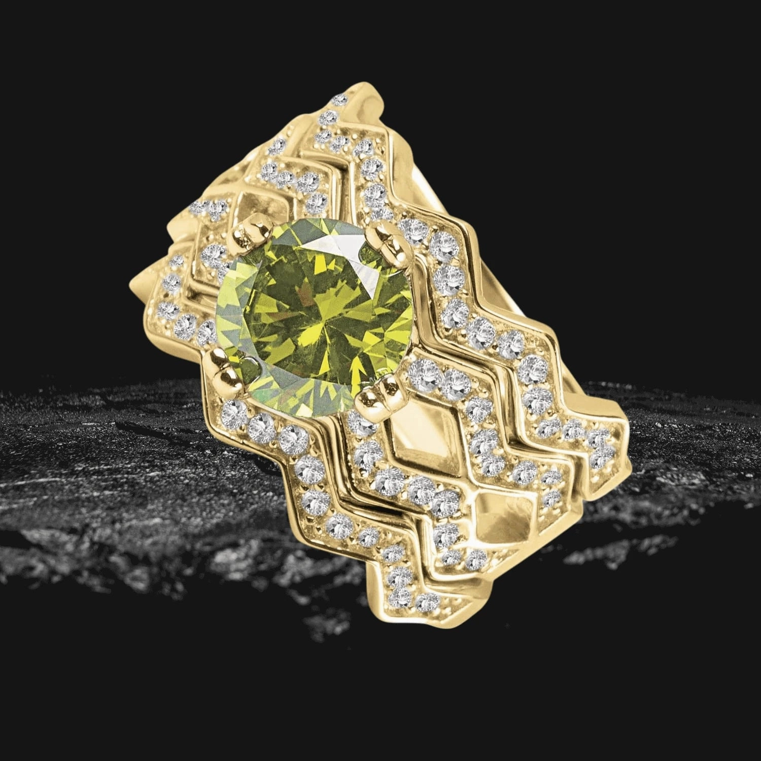 Victoriana Zig Zag Ring