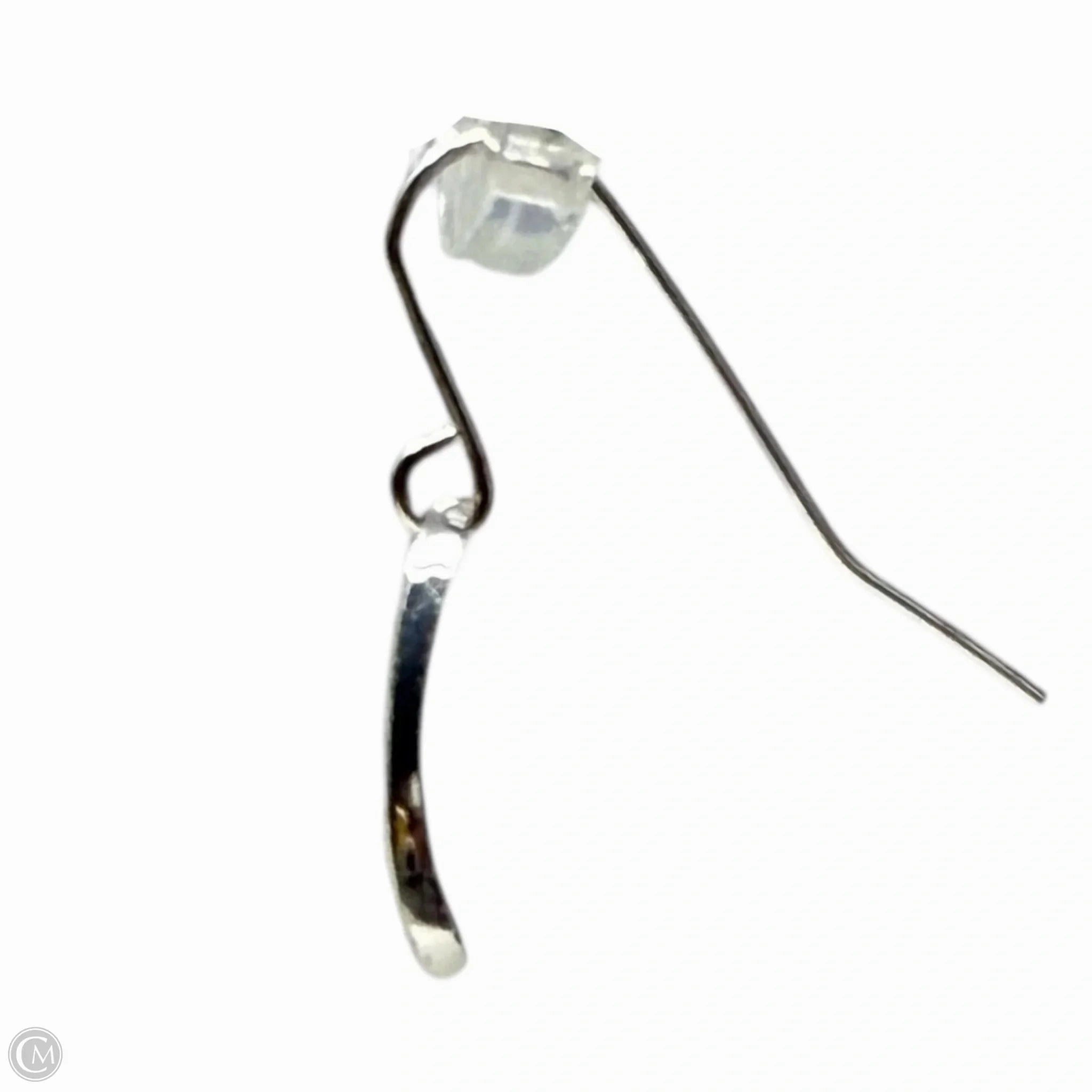 Wedge Silver Tone Drop Earrings By Robert Lee Morris