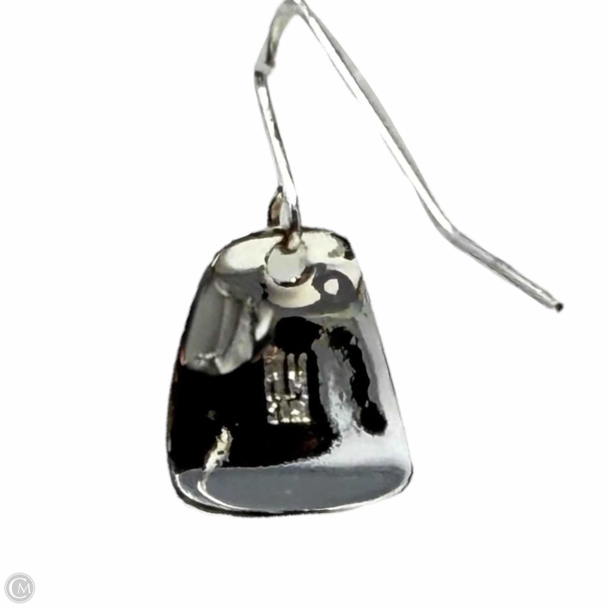 Wedge Silver Tone Drop Earrings By Robert Lee Morris